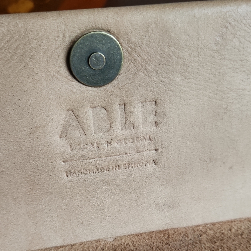 Able Debre TriFold Wallet In Beige - Picture 3 of 12